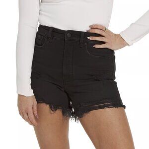 GOOD AMERICAN Bombshell Shorts in Black, 00/24, EUC